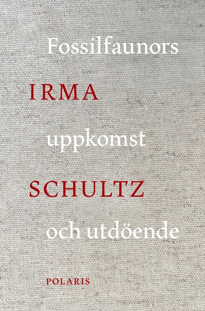 Book cover by Irma Schultz